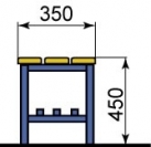  Скамья для раздевалки А1